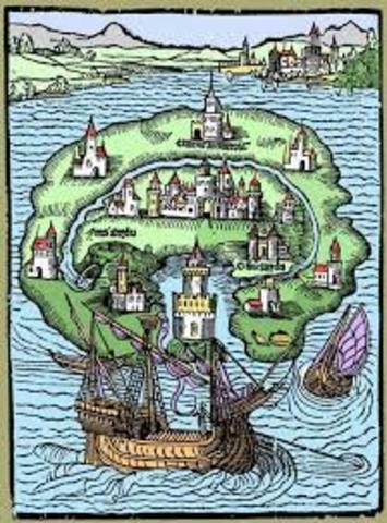 1516 Thomas More's Utopia is published