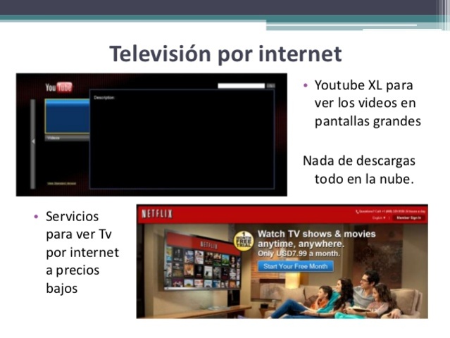 La t.v por internet