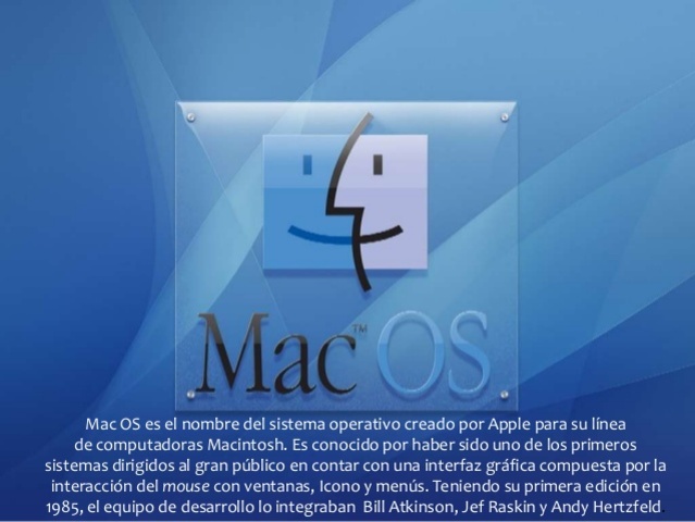 Se lanza Mac System Software, primera edición del sistema operativo Mac OS, propiedad de la empresa Apple.