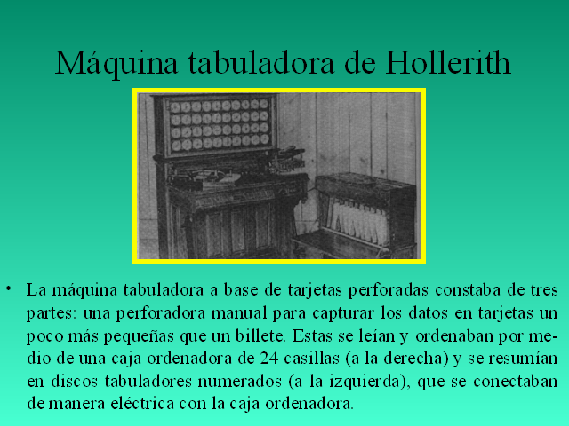 maquina tabuladora de hollerith