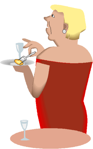 Simple Present: Mrs. García goes to a party