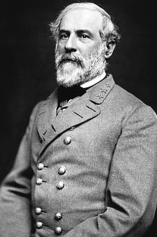Virginias Robert E.Lee rejects Lincolns request to command the union army