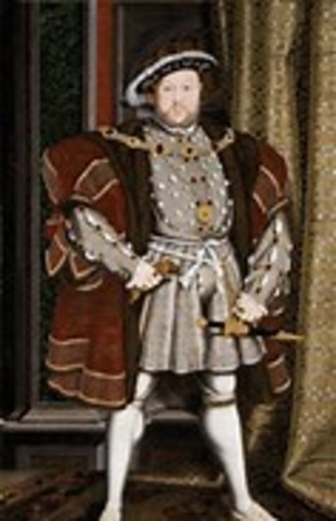 With the Supremacy Act, Henry VIII proclaims himself head of the Church of England