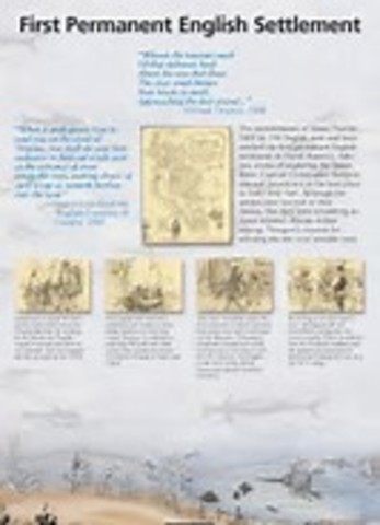 1st permanent English Settlement in North America is established at Jamestown, Virgina