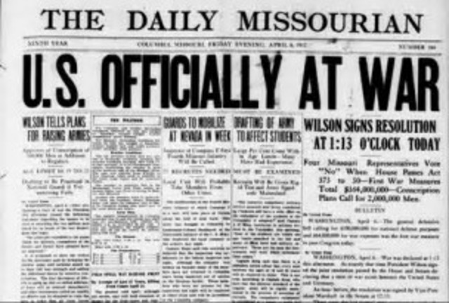 America Enters World War 1