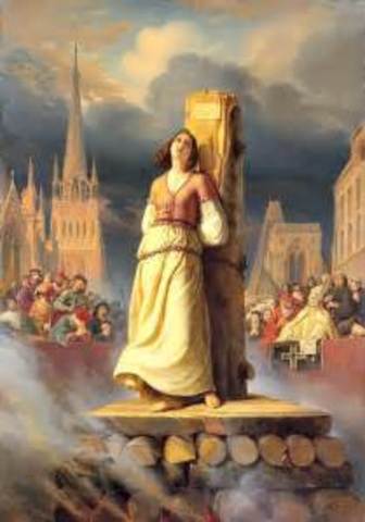 Joan of Arc dies