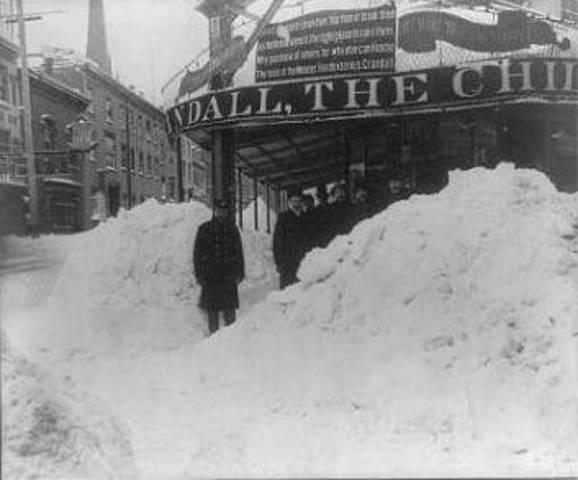 The great blizzard paralyzed 88 people