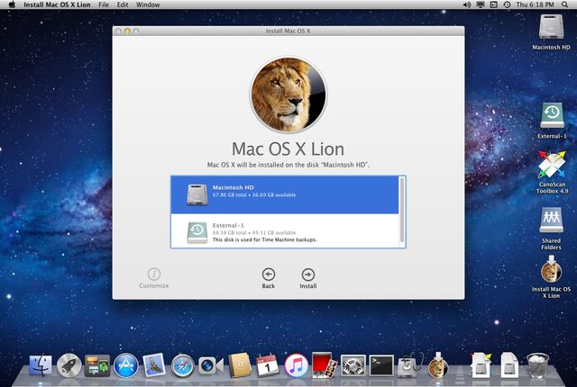 MacOS (Version 10.7: "Lion")