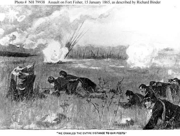 Battle of Fort Fisher Begins