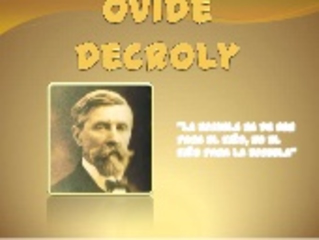 OVIDIO DECROLY (1871-1932)
