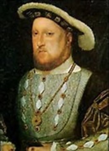 With the Supremacy Act, Henry VII proclaims himself head of church of England