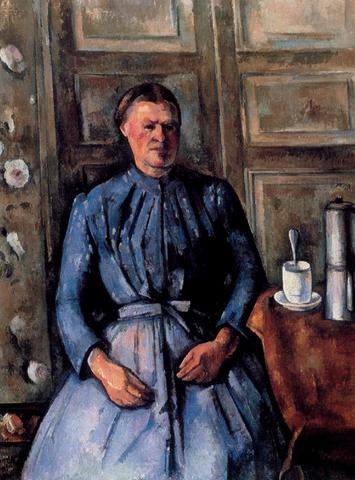Cézanne, Donna con la caffettiera, 1895