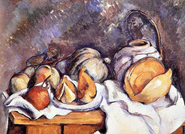 P. Cézanne, Natura morta con melone, 1890-94