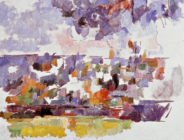 P. Cézanne, Paesaggio provenzale, 1904-1906