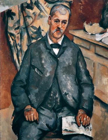 P. Cézanne, Uomo seduto, 1890-96
