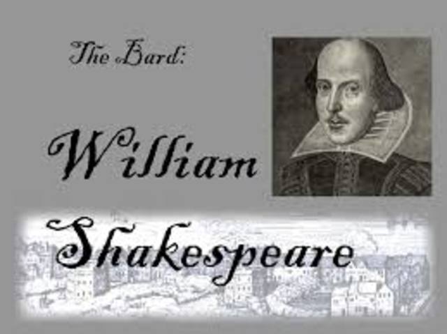 1564 William Shakespeare, the Bard of Avon, is born