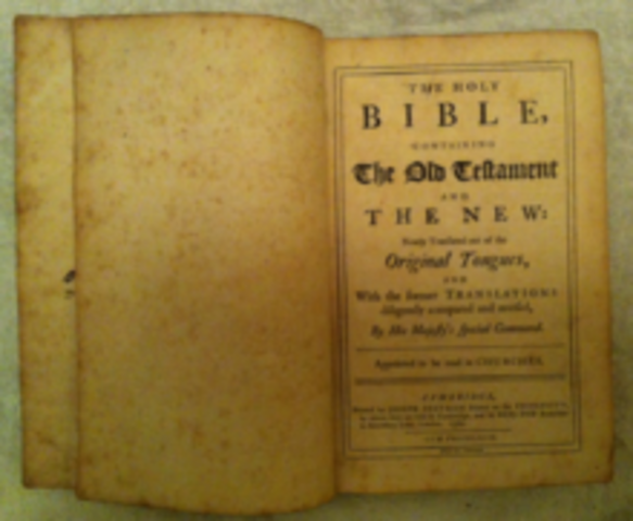King James Bible is published