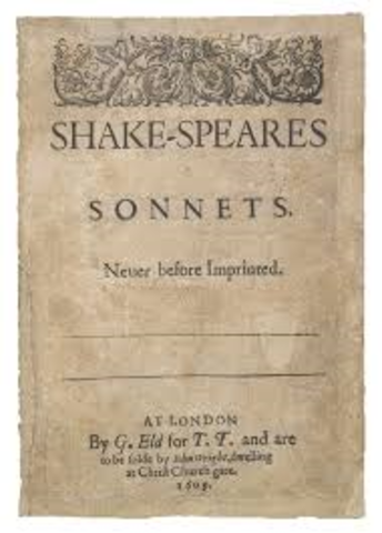1609 Shakespear sonnets are published