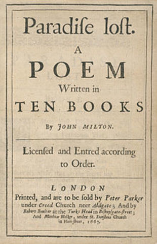 John Milton begins 'Paradise Lost'