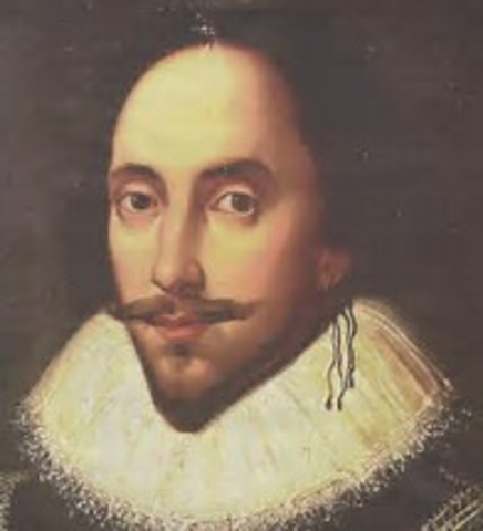 William Shakespeare, the Bard of Avon, is born