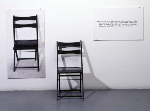 Una y tres sillas (Joseph Kosuth)