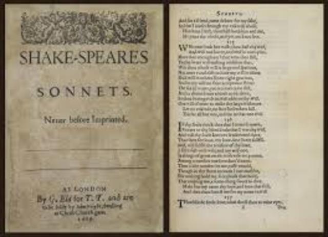 Shakespeare's sonnets are published