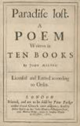 John Milton begins Paradise Lost