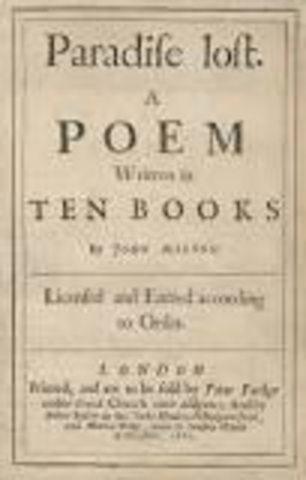 John Milton Begins Paradise Lost