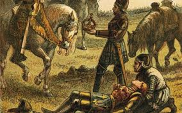 Richard Ill is killed in battle