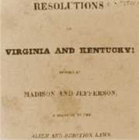 Virginia and Kentucky Resolves