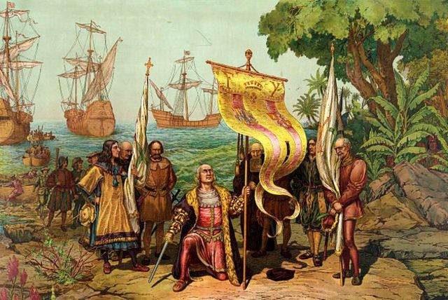 Christopher Columbus Lands in the New World