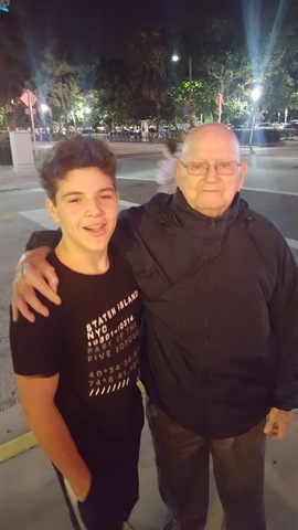 With my 100 year old Great-grand father