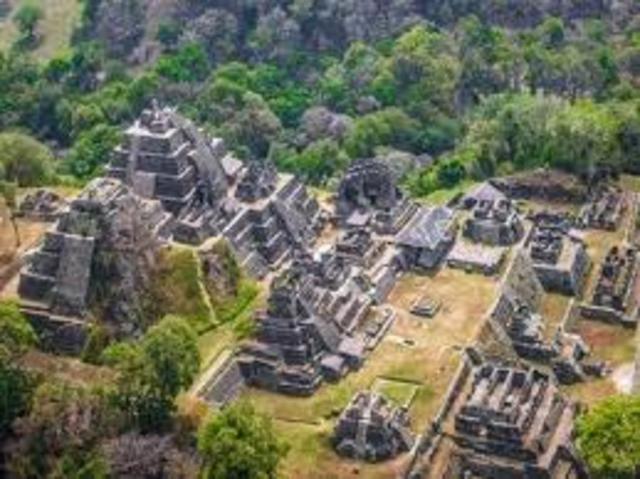 Último monumento en Toniná, Chiapas