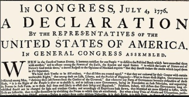 Declaration Of independence