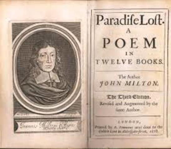 John Milton begins Paradise Lost