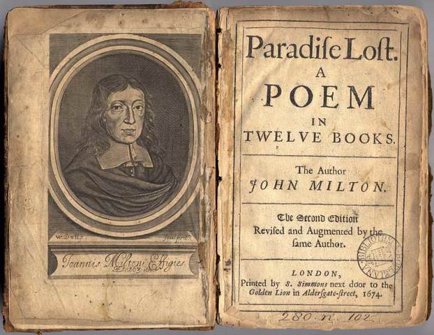 John Milton begins Paradise Lost