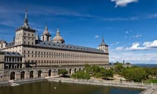 Philips II palace, Escorial, was built