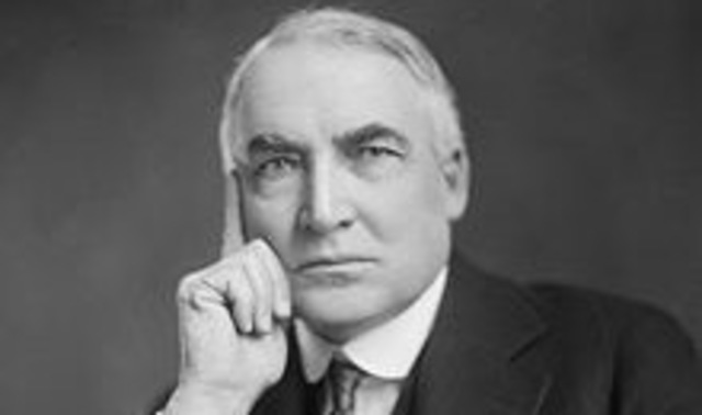 President Harding passes away