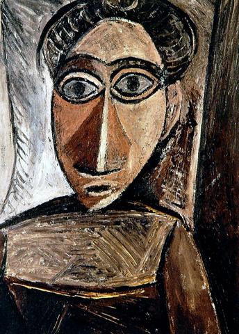 P. Picasso, Busto di donna, 1907