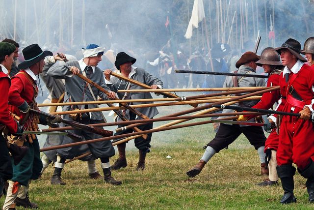 The English Civil war began.