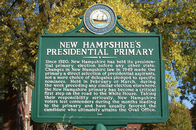 New Hampshire held first primary
