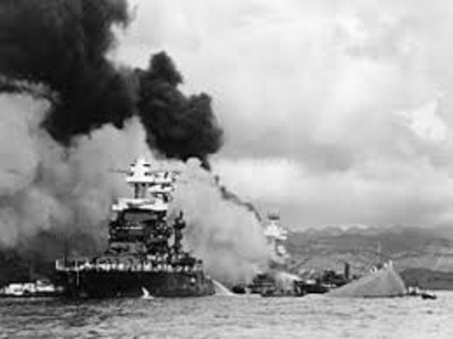 U.S.S. Maryland among naval ships attacked at Pearl Harbor