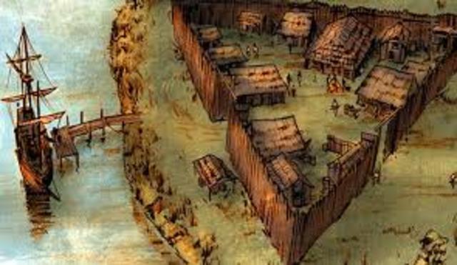 First permanent English settlement in North America is established at Jamestown ,Virgina.