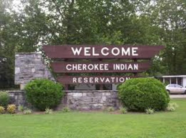 Cherokee reservation
