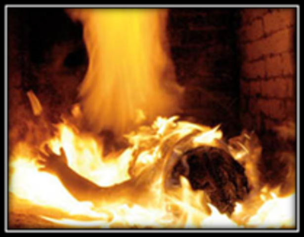 Cambio en los hábitos funerarios paso de la inhumación a la incineración