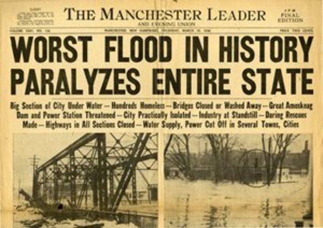 1936 Damage from spring flooding