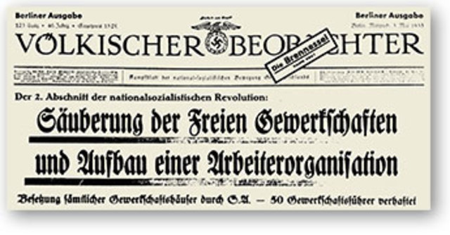 Auflösung der Gewerkschaften