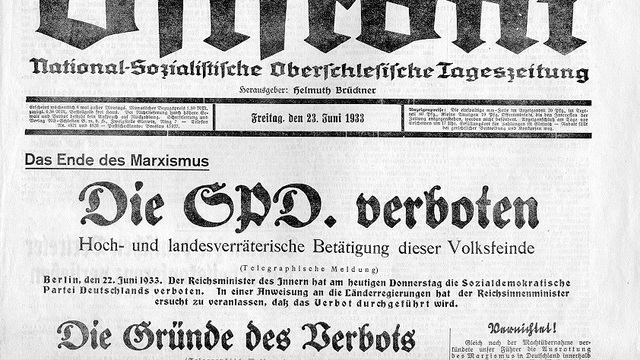 Auflösung der restlichen Parteien