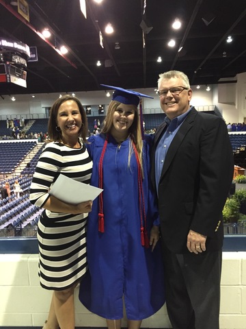 Drue Benefield graduated from high school