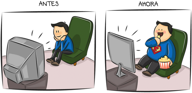 por ultimo como ha cambiado la tv